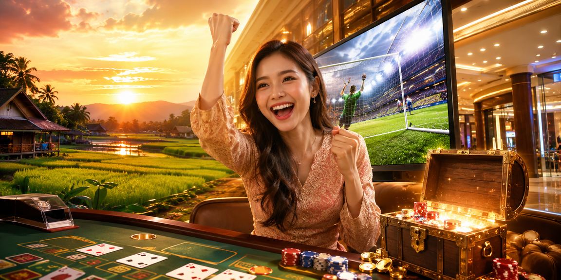 Pemain Baccarat bergaya Melayu di meja kasino Kedah